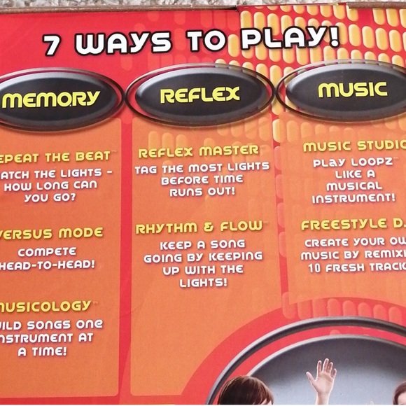 Electronic LOOPZ Memory Music Challenge Game by Mattel NWOB - Picture 8 of 9